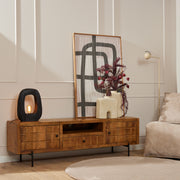 Tv meubel Brandy Naturel Mangohout 180 cm