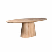 Ovale eettafel Riga  Naturel Eikenhout 210 cm