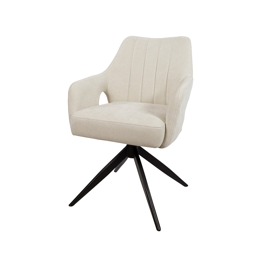 Marley eetkamerstoel - 360ARS - Storm - Ecru 02