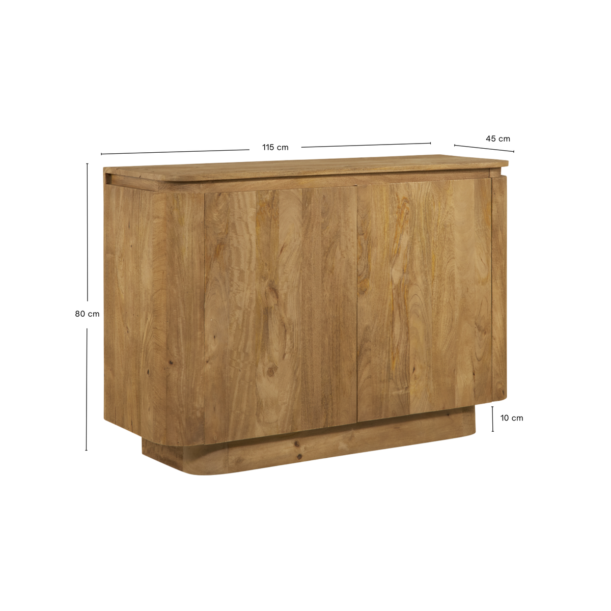 Dressoir Bora - 115 cm Naturel