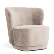Fauteuil Claire - Stof Beige - fauteuil in stof, vooraanzicht