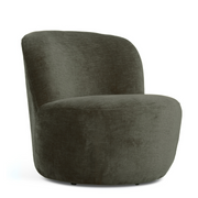 Fauteuil Marc - Stof Vintage Groen - fauteuil in stof, vooraanzicht