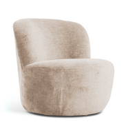 Fauteuil Marc - Stof Beige - fauteuil in stof, vooraanzicht