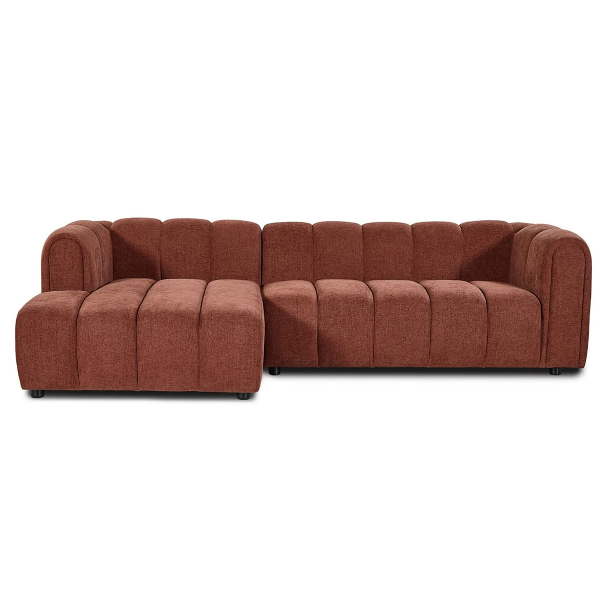 Hoekbank Fay - Burgundy links