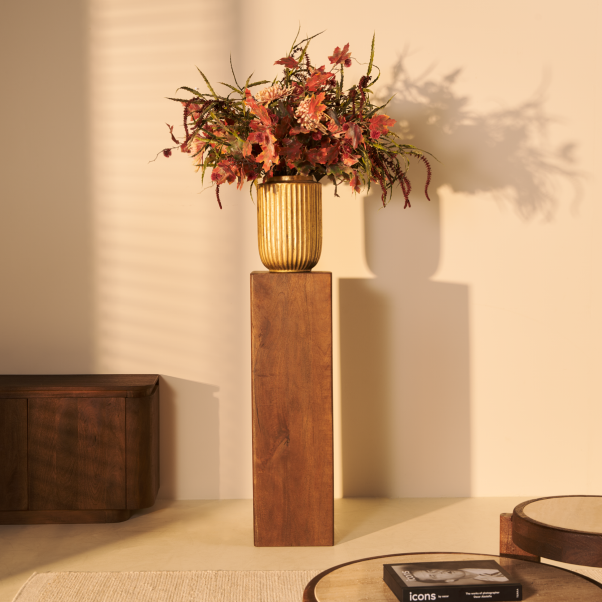 Plantenstandaard Bora - 100 cm Bruin