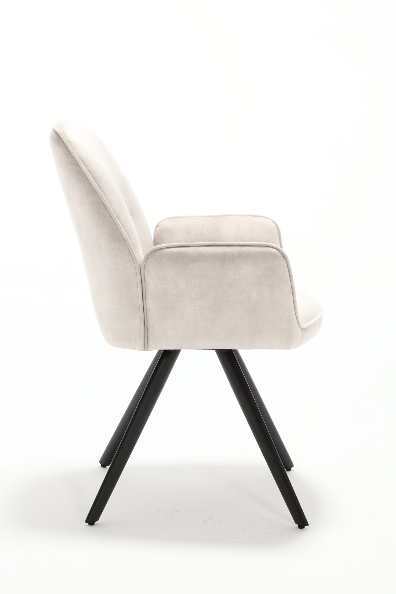 Eetkamerstoel Nova Champagne  Velvet
