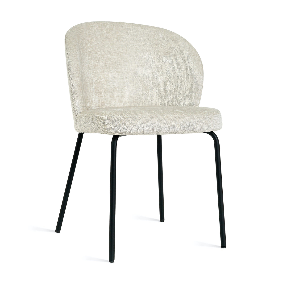 Eetkamerstoel Lio - Stof Beige – foto 8