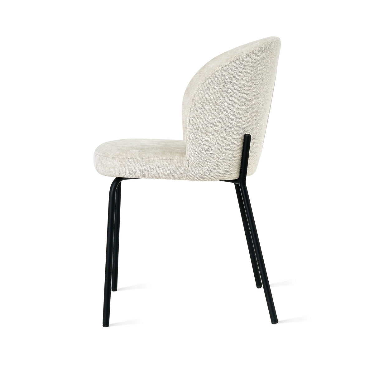 Eetkamerstoel Lio - Stof Beige – foto 4
