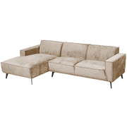 Hoekbank Leeds - Beige Touch 102 - Chaise L - Tower Living