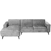 Hoekbank Leeds - Lichtgrijs Touch 27 - Chaise L - Tower Living