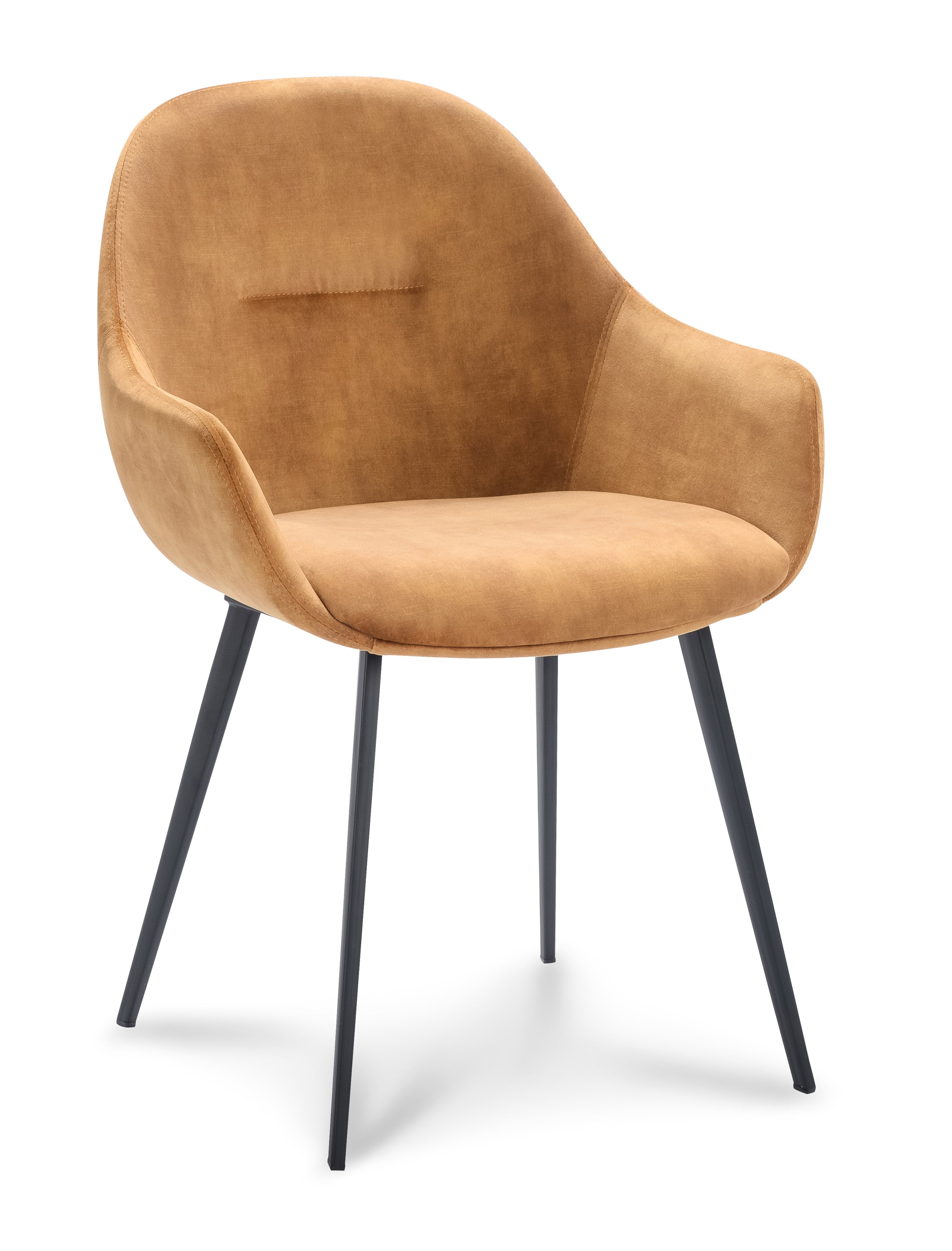 Armstoel Taylor Stof Adore Cognac Leg Black