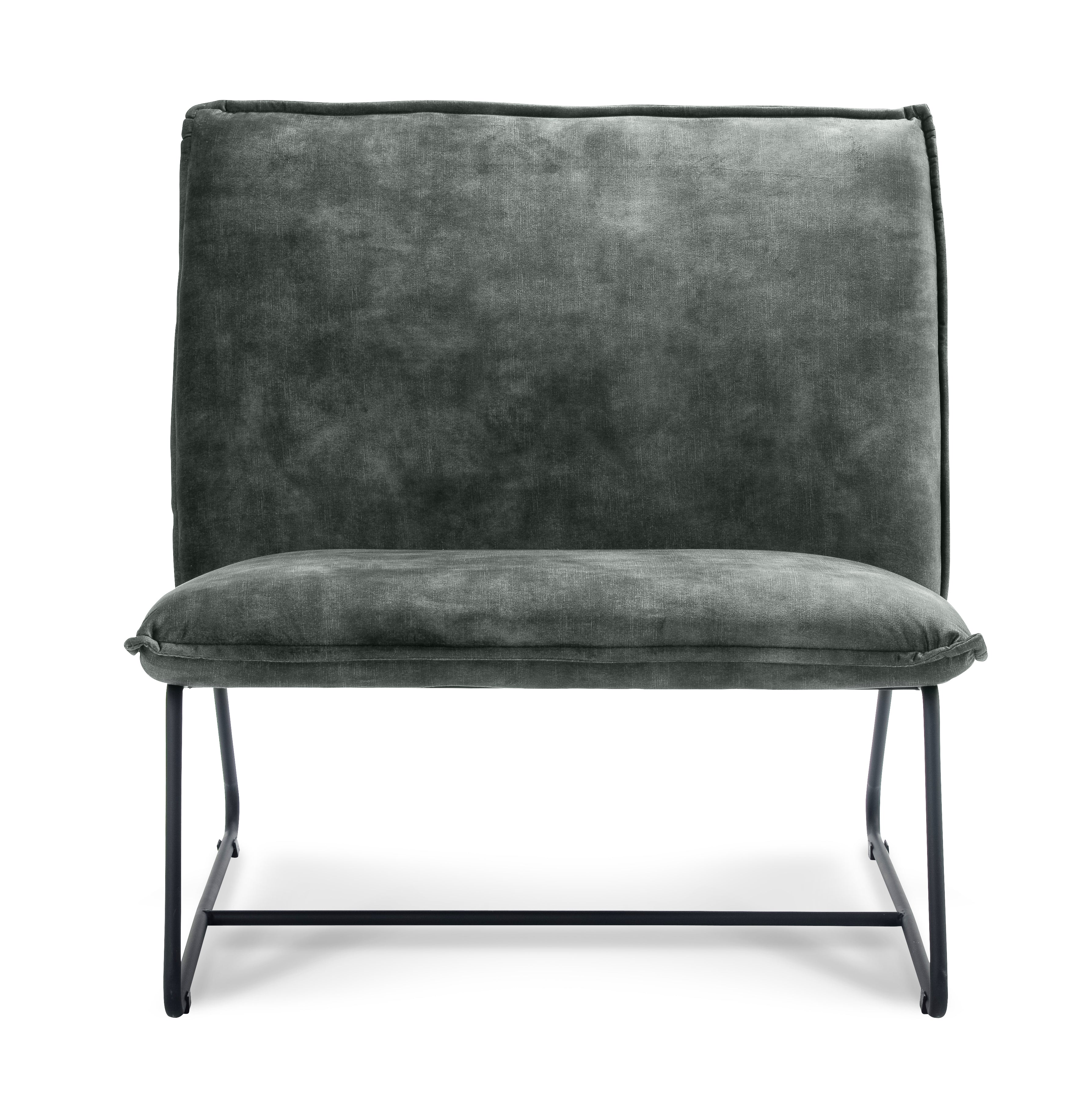 Fauteuil Chapman 1.5 seater Stof Adore Hunter Gun color frame