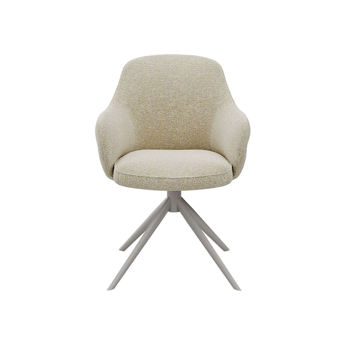 Eetkamerstoel Bern - Naturel Royal Boucle | Zwart of Taupe onderstel