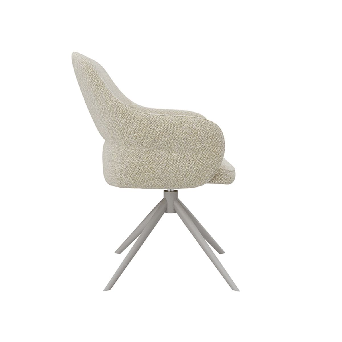 Eetkamerstoel Bern - Naturel Royal Boucle | Zwart of Taupe onderstel