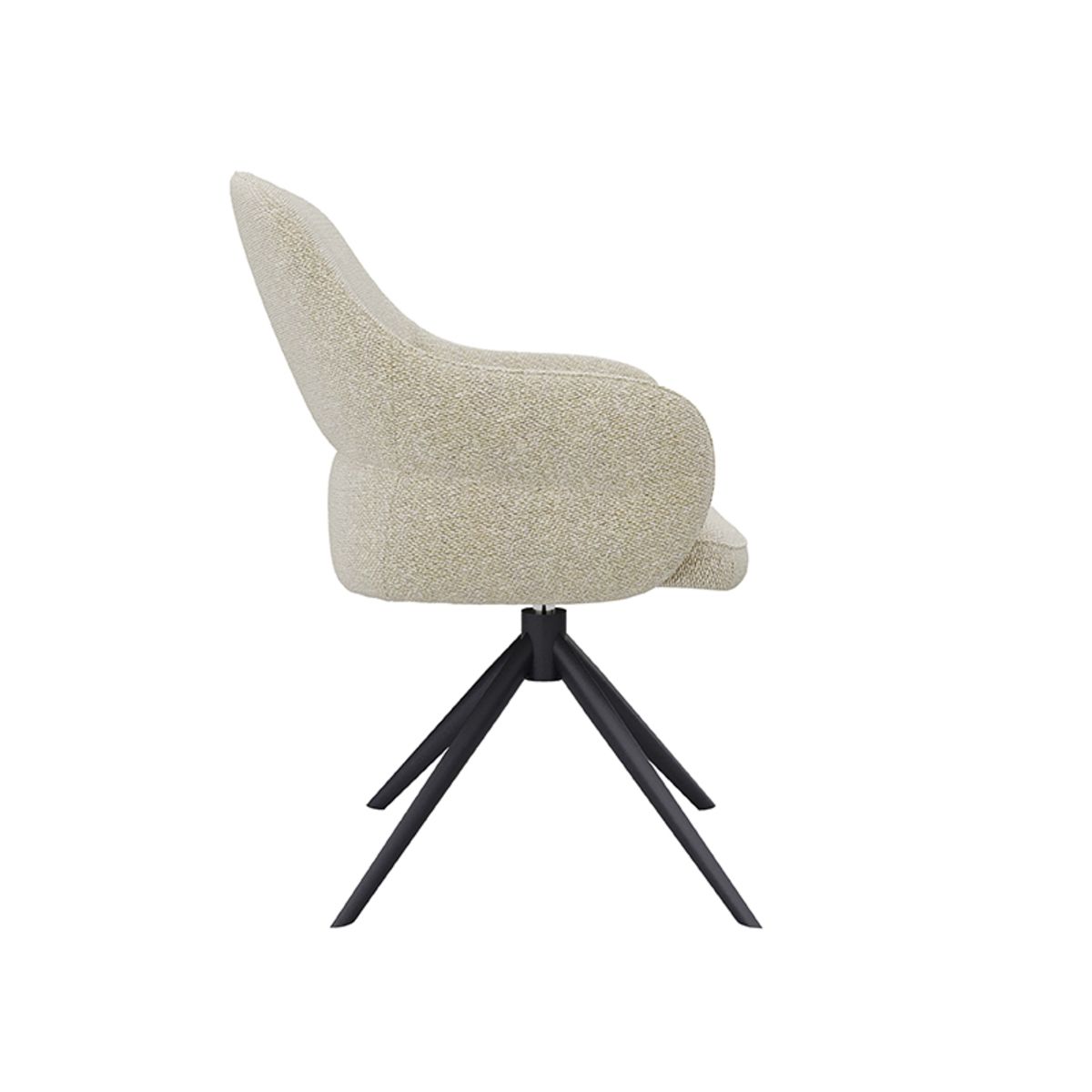 Eetkamerstoel Bern - Naturel Royal Boucle | Zwart of Taupe onderstel