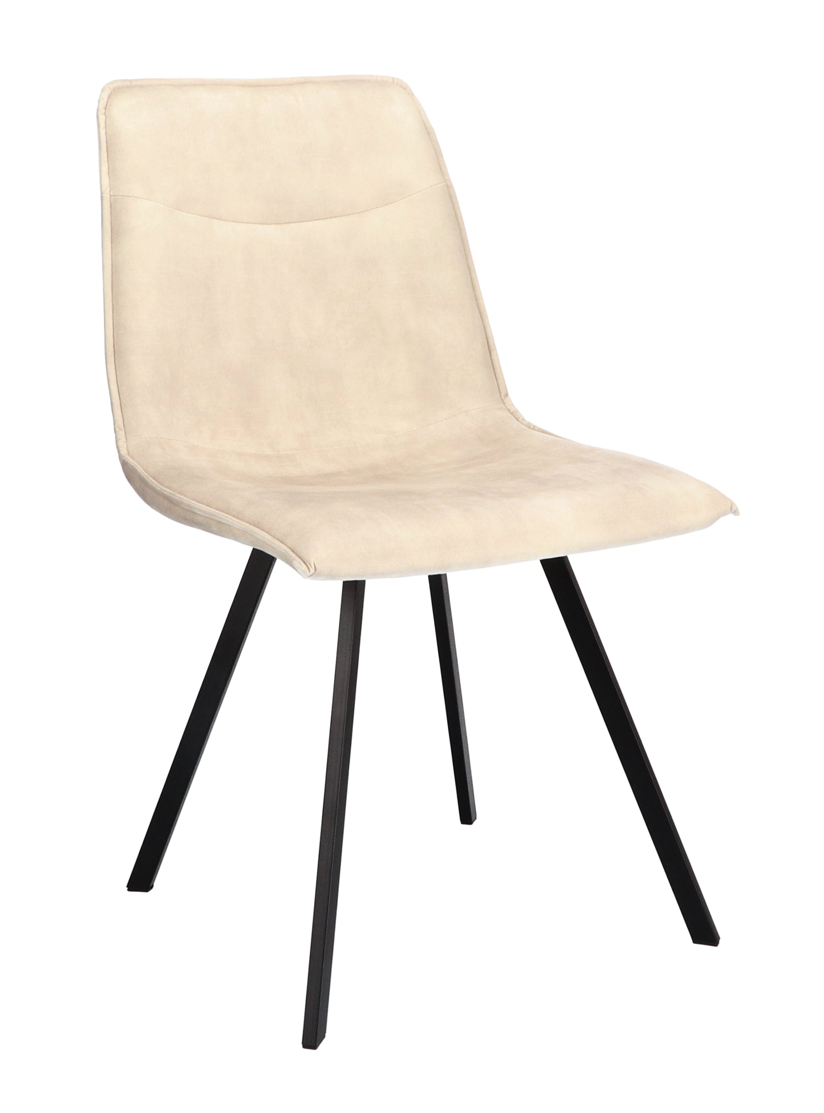 Eetkamerstoel Noa Stof Adore Linen Leg Black