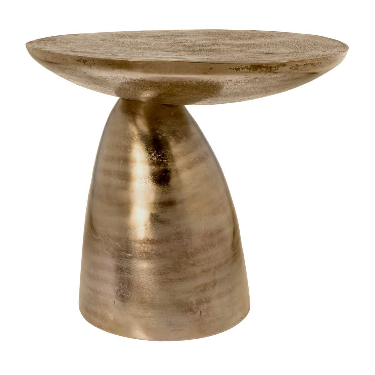 Bijzettafel Jarah Goud Aluminium 55 cm
