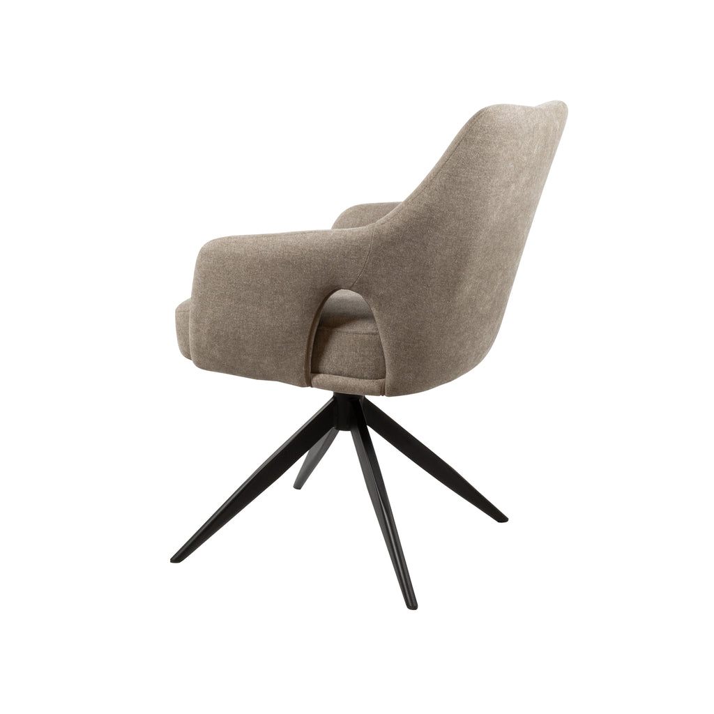 Marley eetkamerstoel - 360ARS - Storm - Liver 09