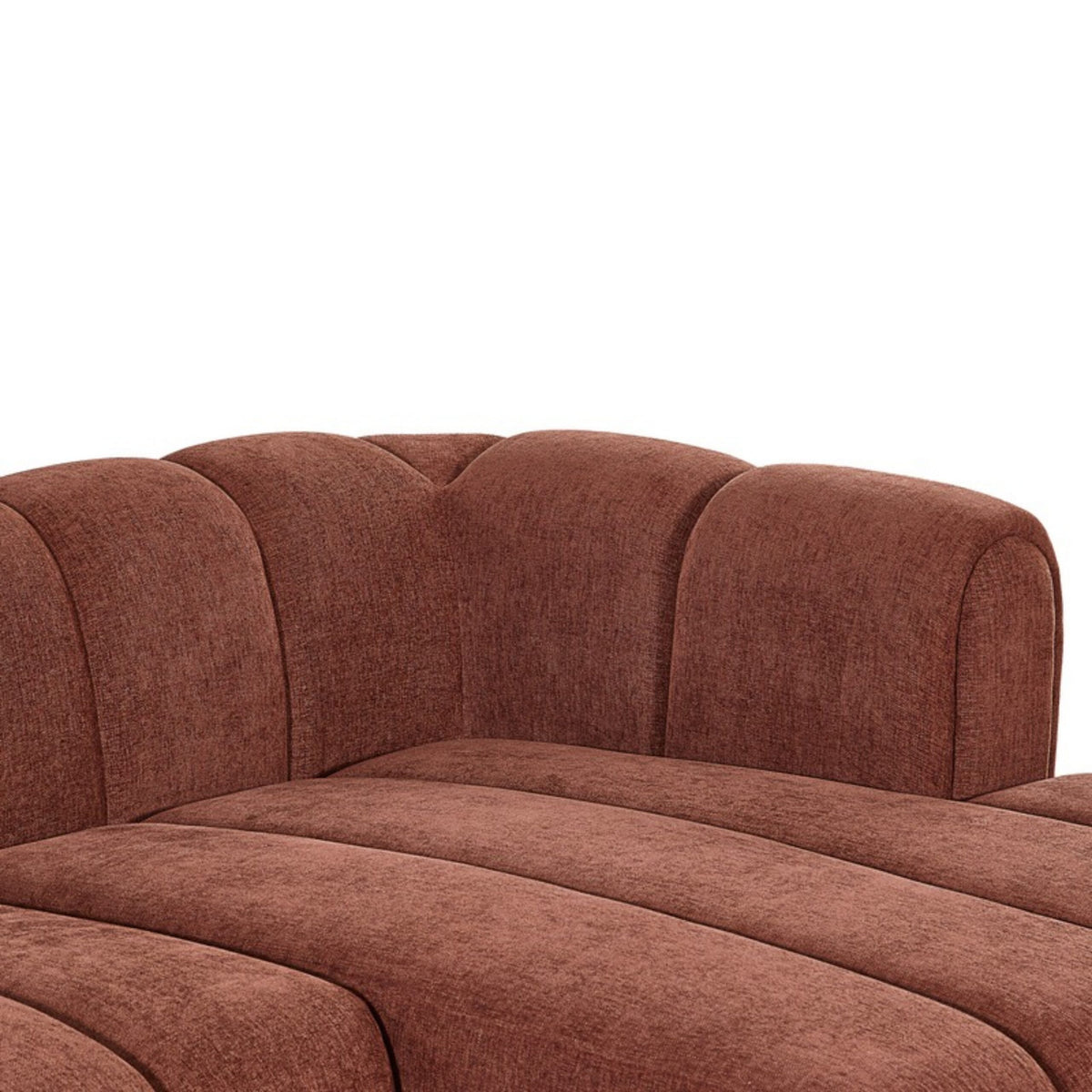 Hoekbank Fay - Burgundy rechts