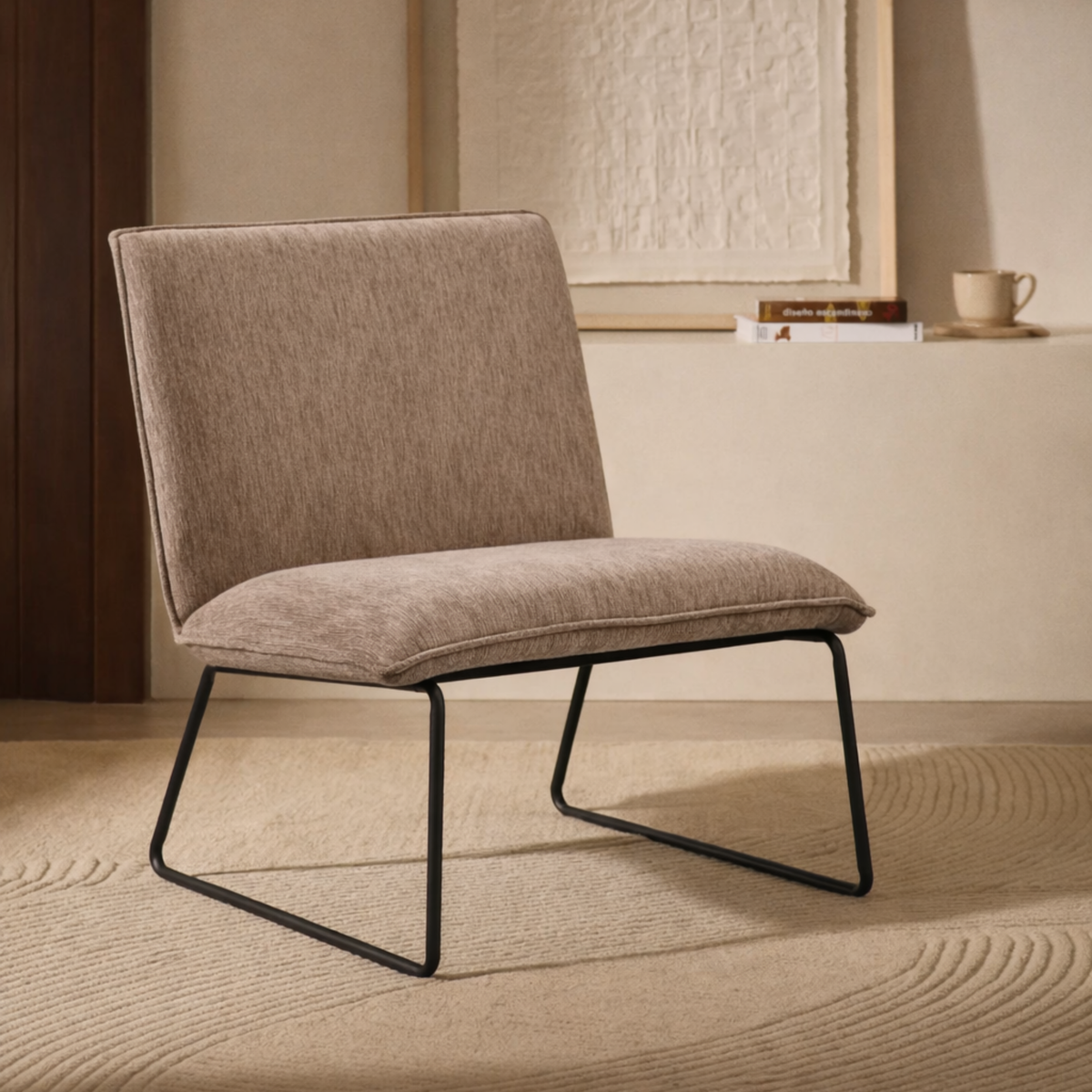 Fauteuil James - Taupe – foto 3