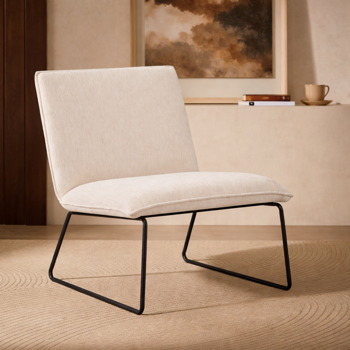 Fauteuil James - Beige – foto 3