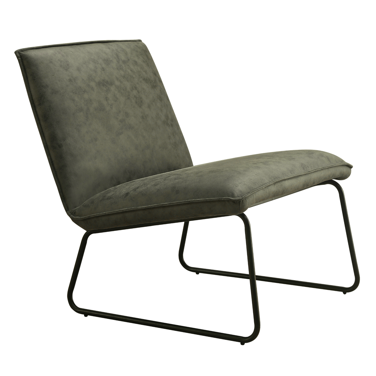 Fauteuil James - Microleder Groen – foto 4