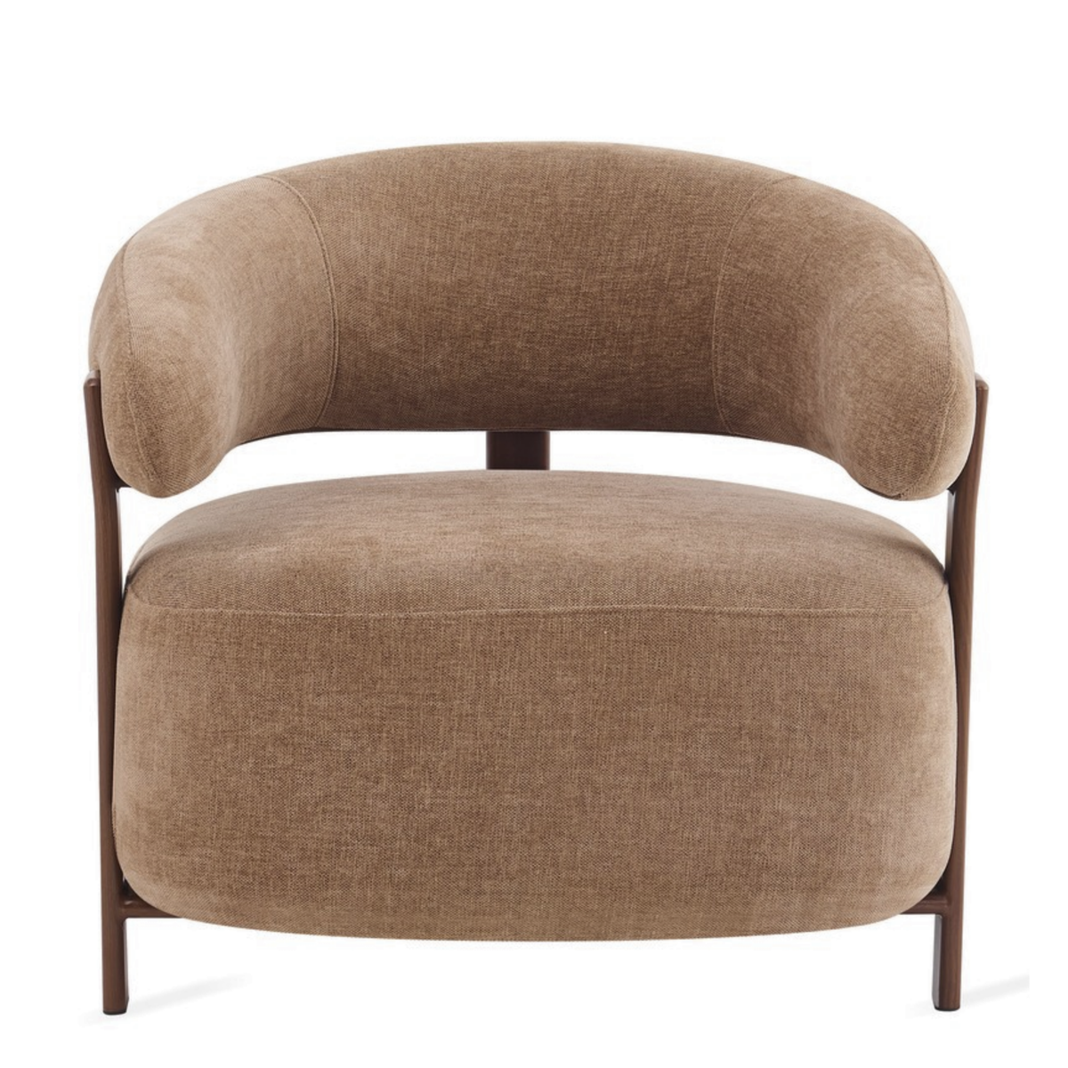 Fauteuil Rose - Taupe