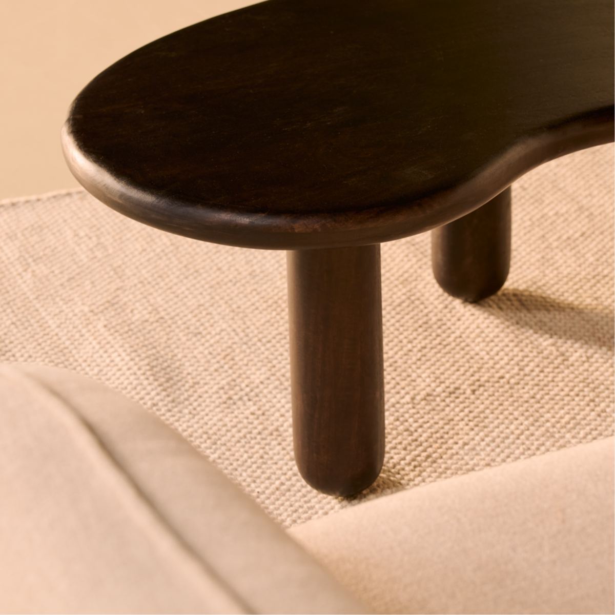 Salontafel Rondo - 110 cm Donkerbruin