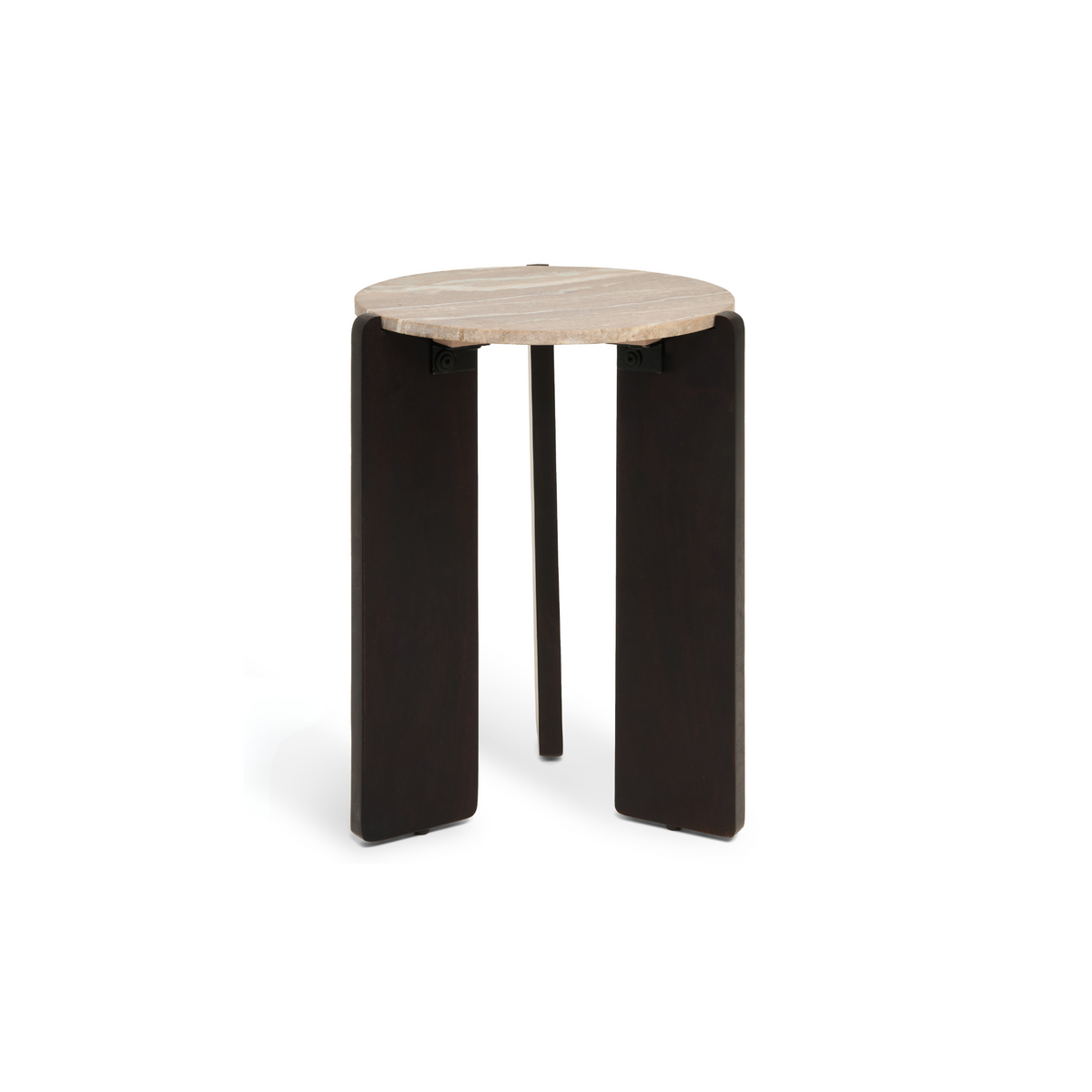 Bijzettafel Lila - Donkerbruin