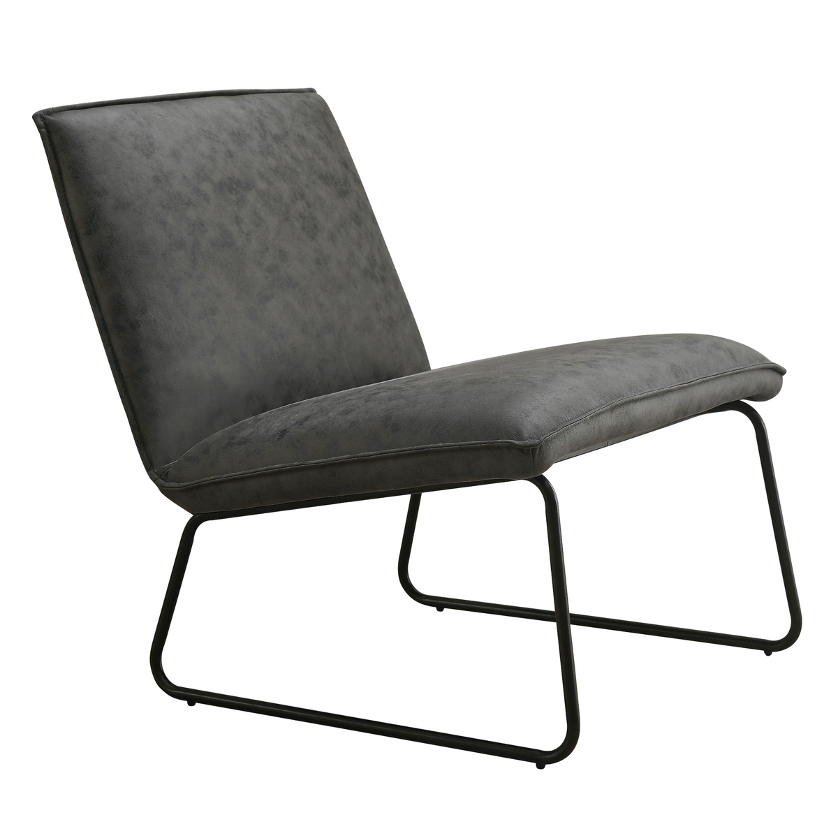 Fauteuil James - Microleder Antraciet – foto 7