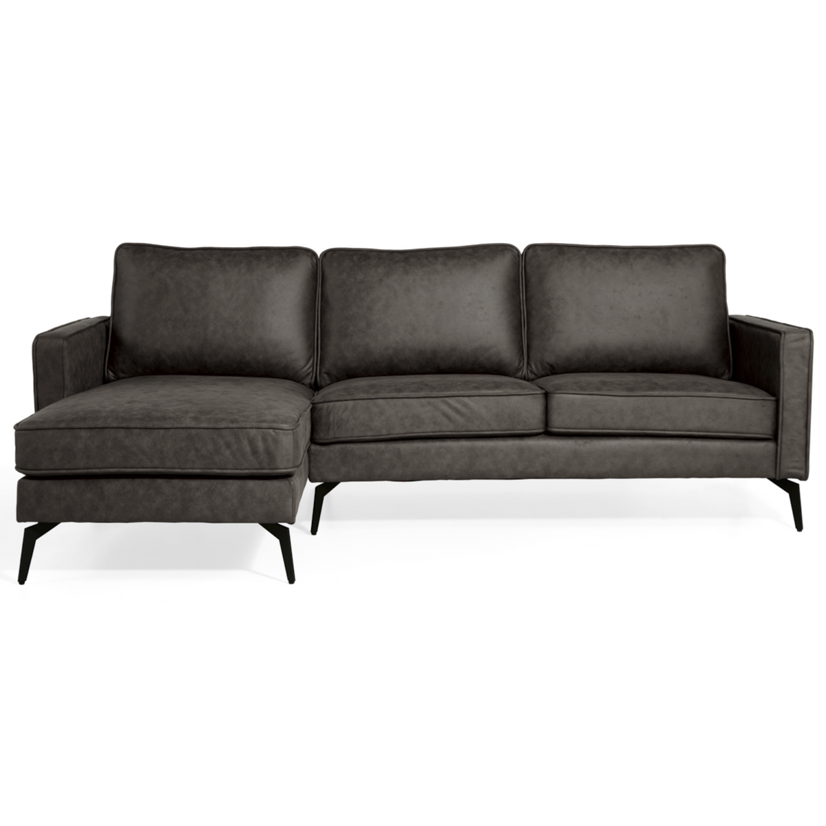 Hoekbank Jackson - Microleder Antraciet