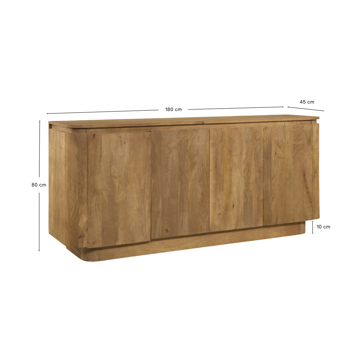 Dressoir Bora - 180 cm Naturel