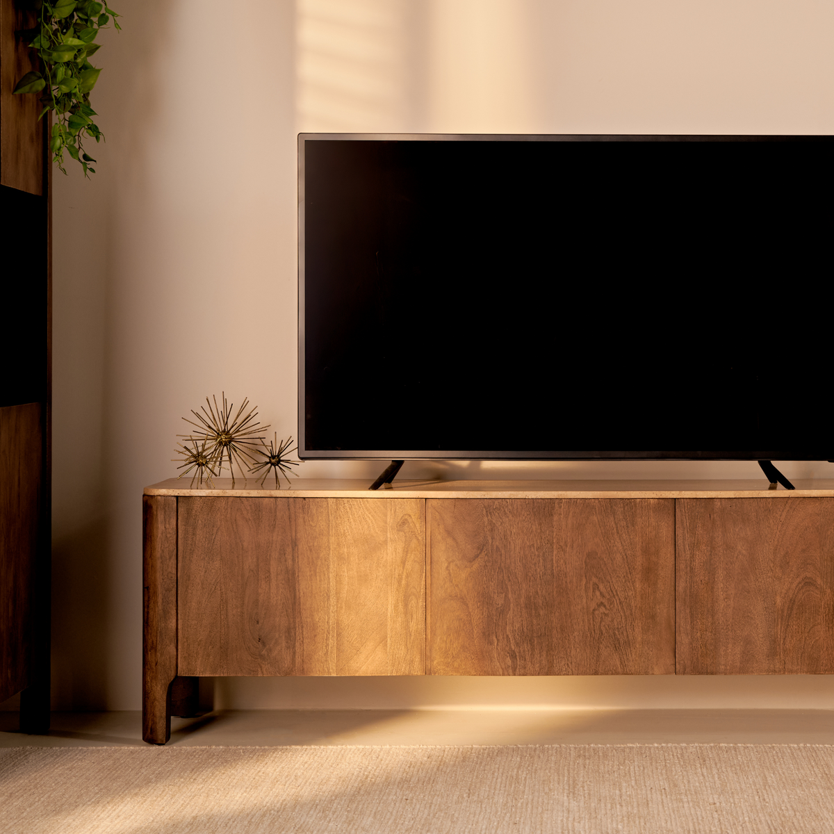 TV-meubel Nova - Bruin Marmer 210 cm
