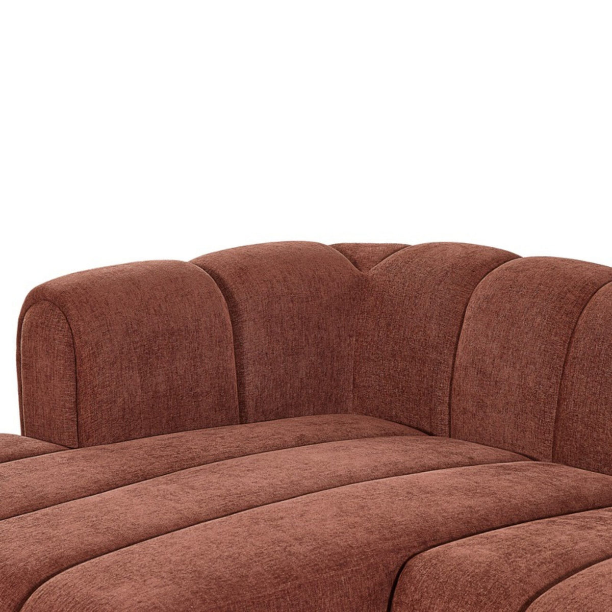 Hoekbank Fay - Burgundy links