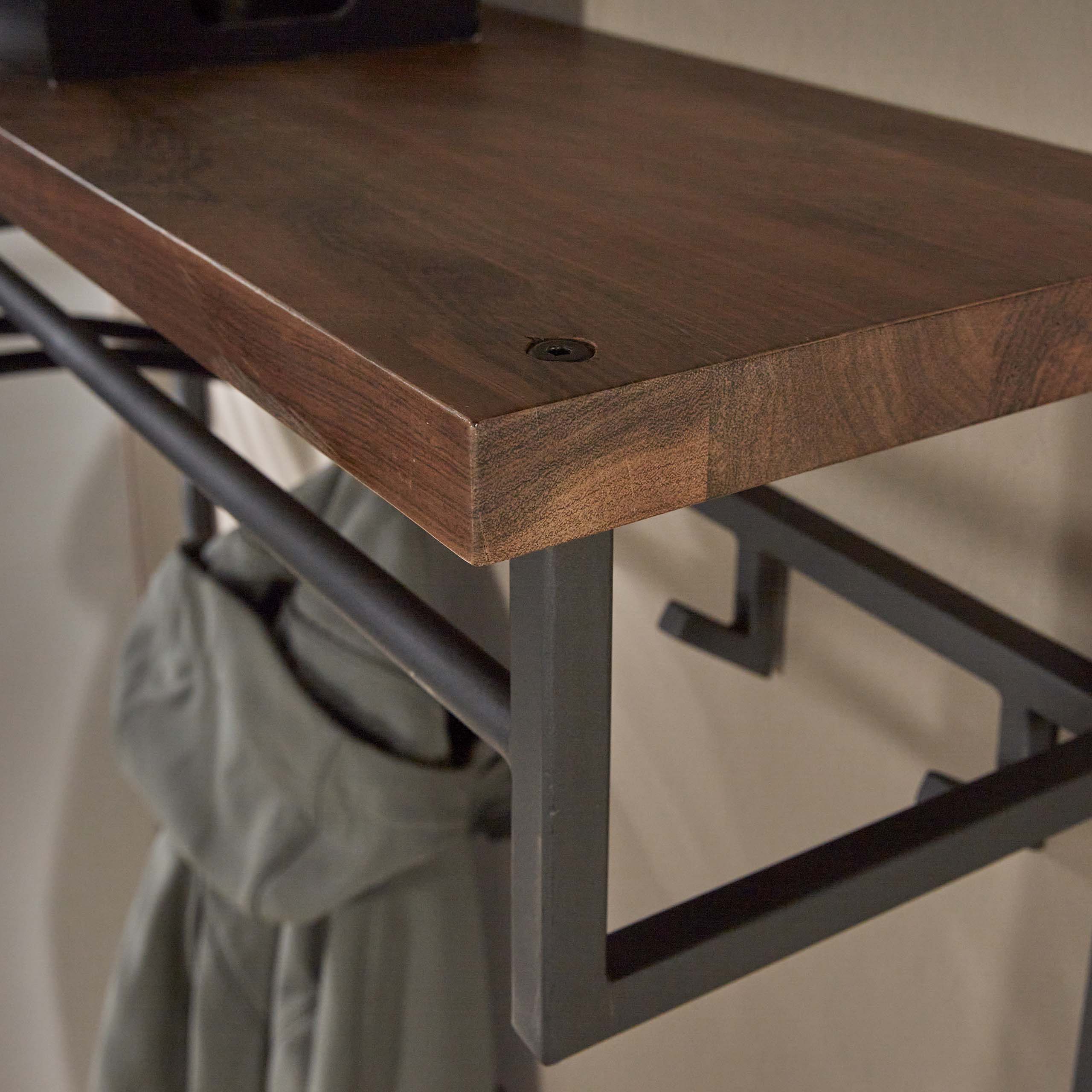 Kapstok Daytona 12 Haken Hoedenplank Massief Saja Natural