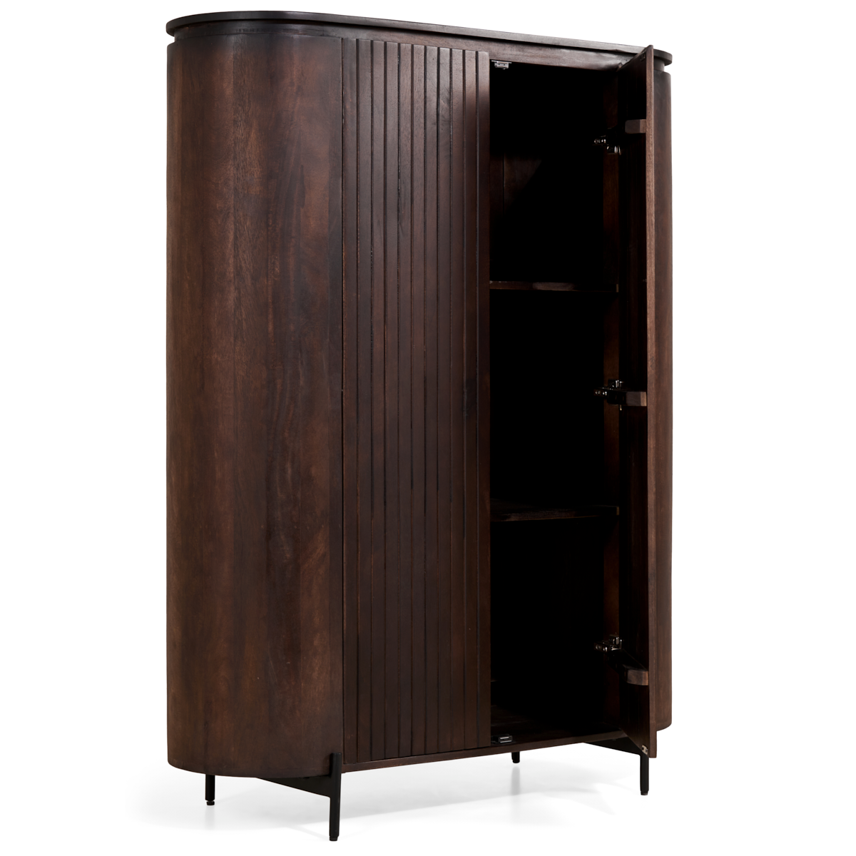 Wandkast Mokka - Donkerbruin 115 cm – foto 4