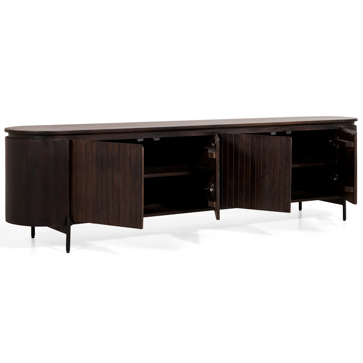 TV-meubel Mokka - Donkerbruin 210 cm – foto 4