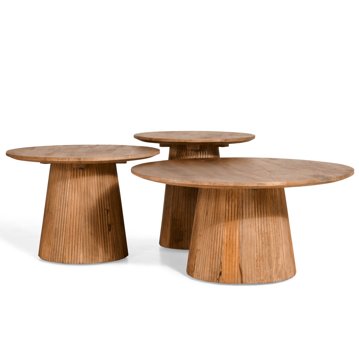 Bijzettafel Mokka - Lichtbruin Ø 50 cm – foto 3