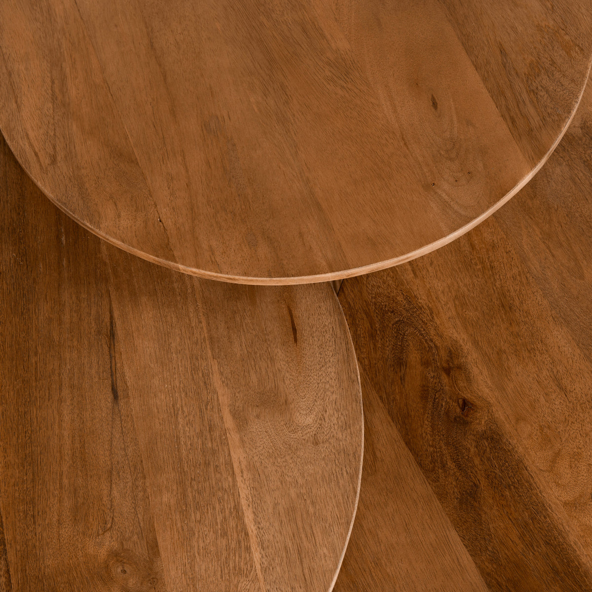 Bijzettafel Mokka - Lichtbruin Ø 60 cm – foto 5