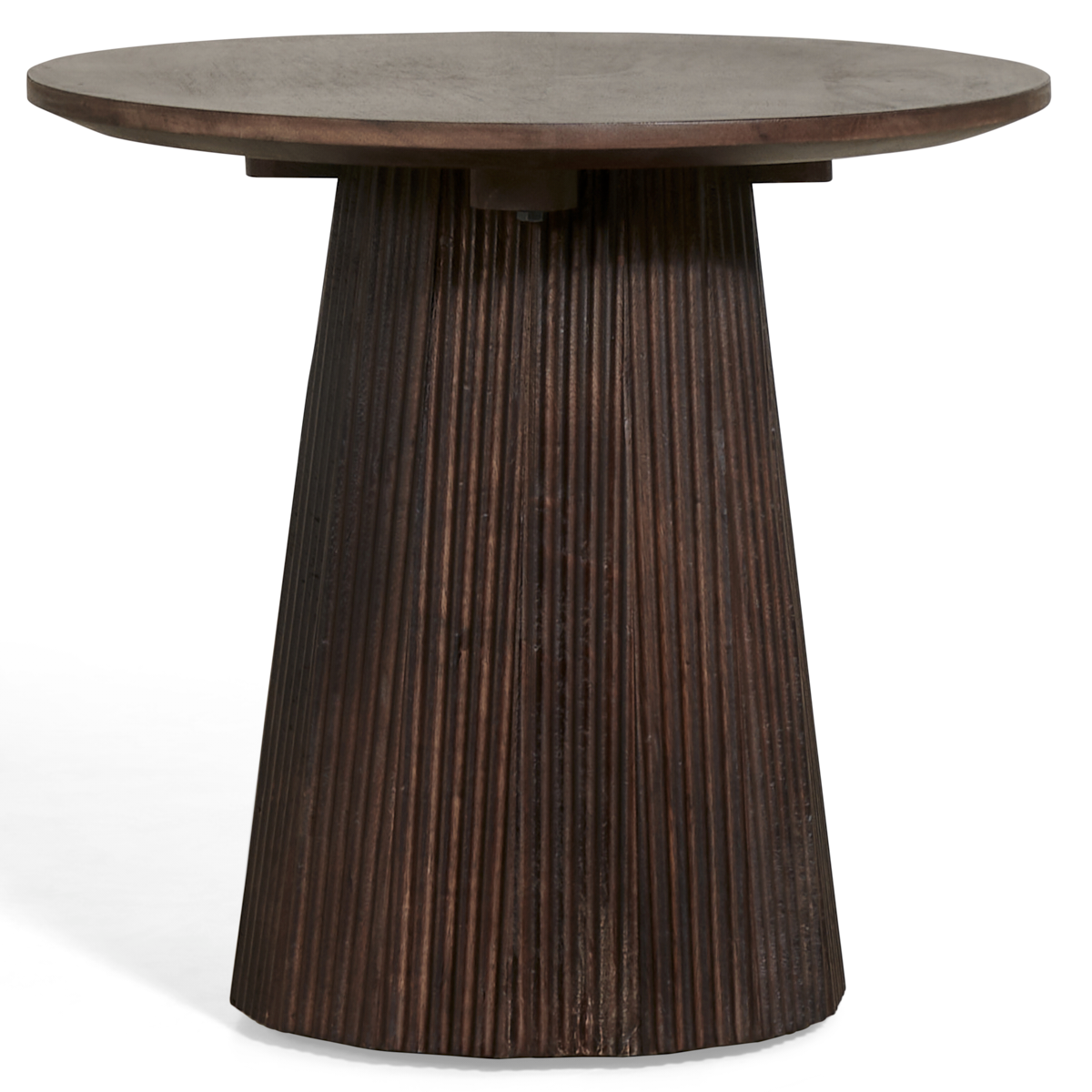 Bijzettafel Mokka - Donkerbruin Ø 50 cm – foto 3