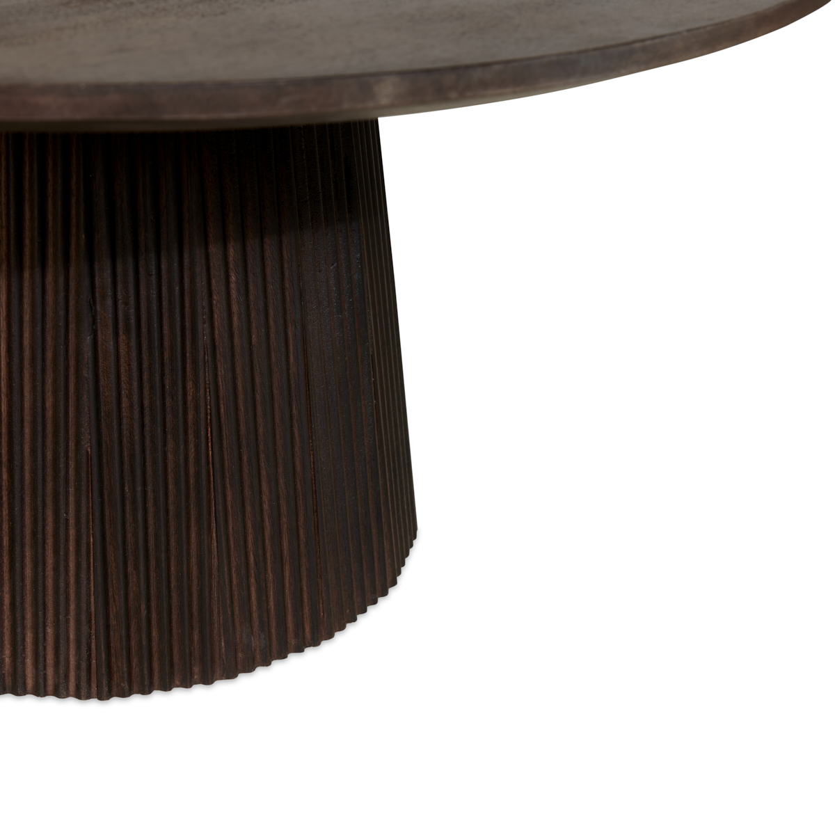 Bijzettafel Mokka - Donkerbruin Ø 50 cm – foto 6
