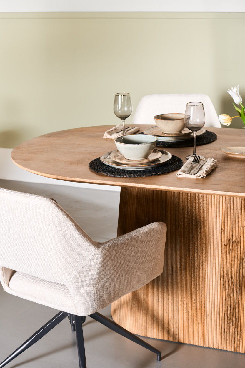 Eettafel Mokka - Lichtbruin 230 cm – foto 8