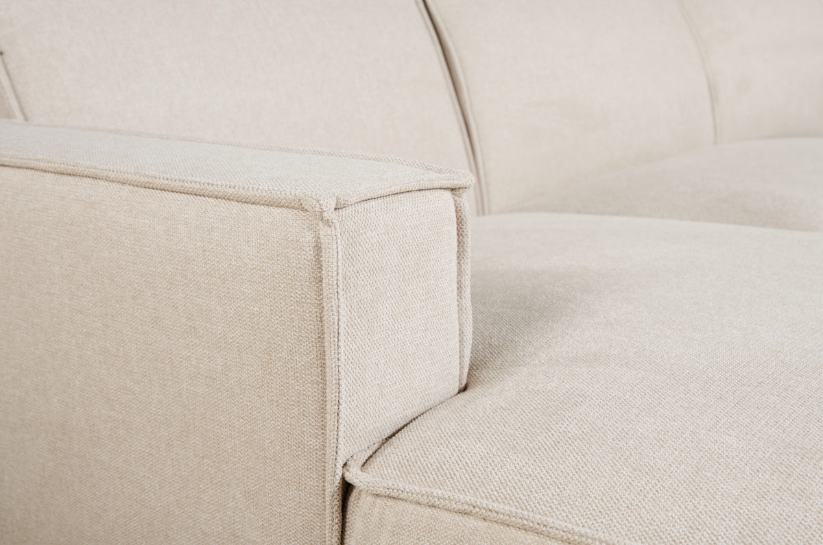 Hoekbank Kate links - Linnen Beige