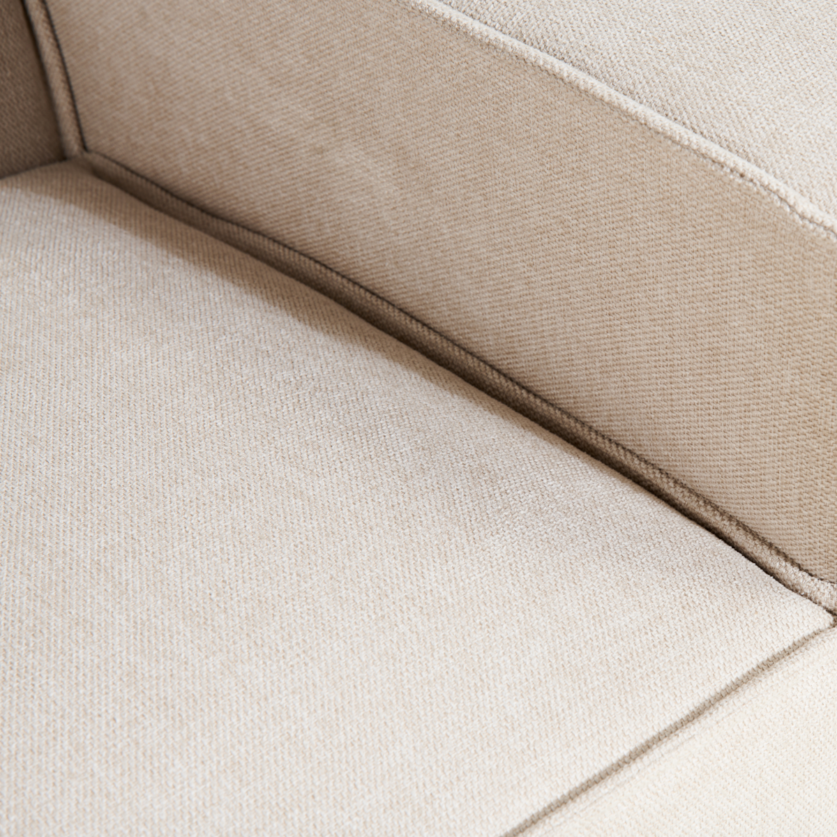Hoekbank Kate rechts - Linnen Beige
