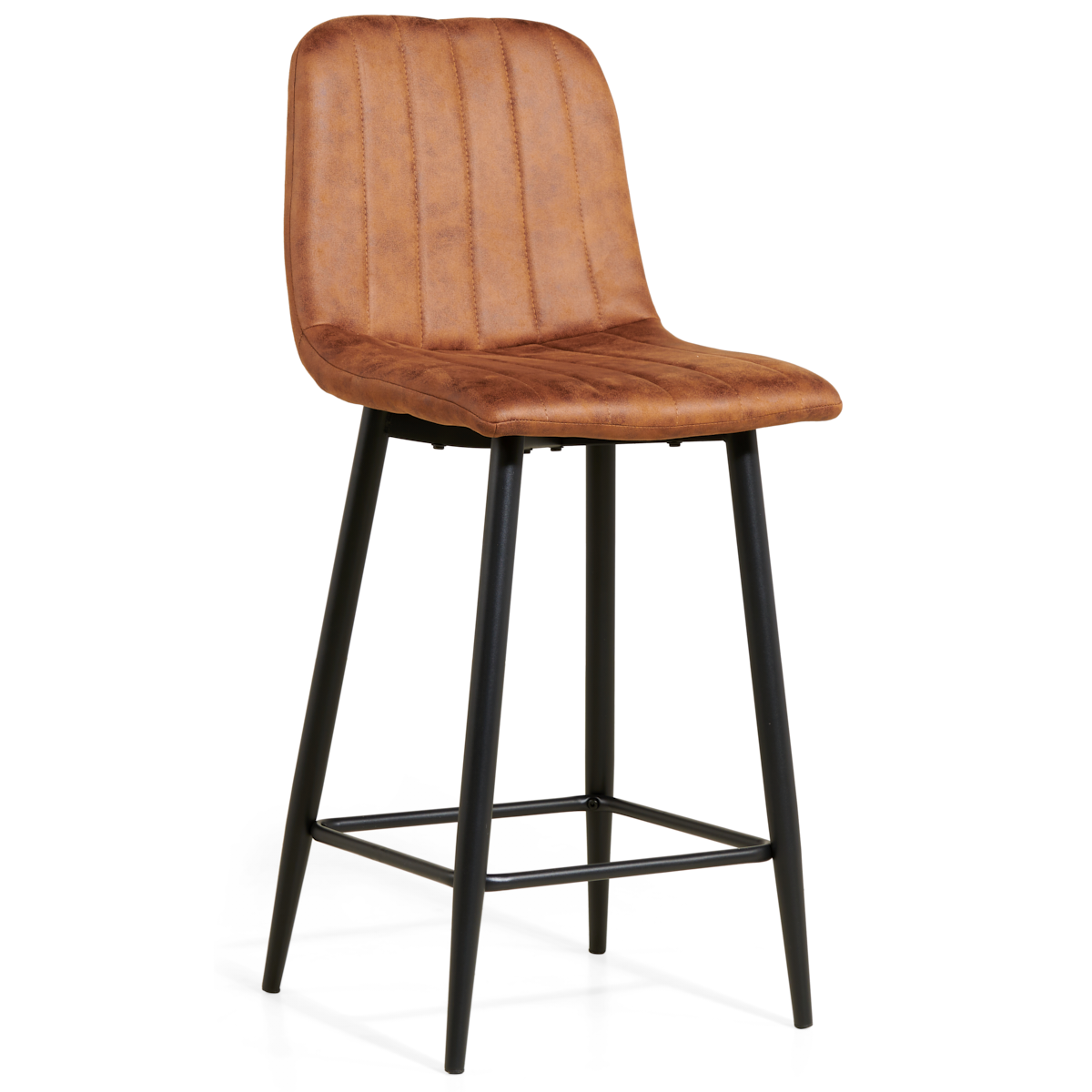 Barkruk Jax - Microleder Cognac – foto 4
