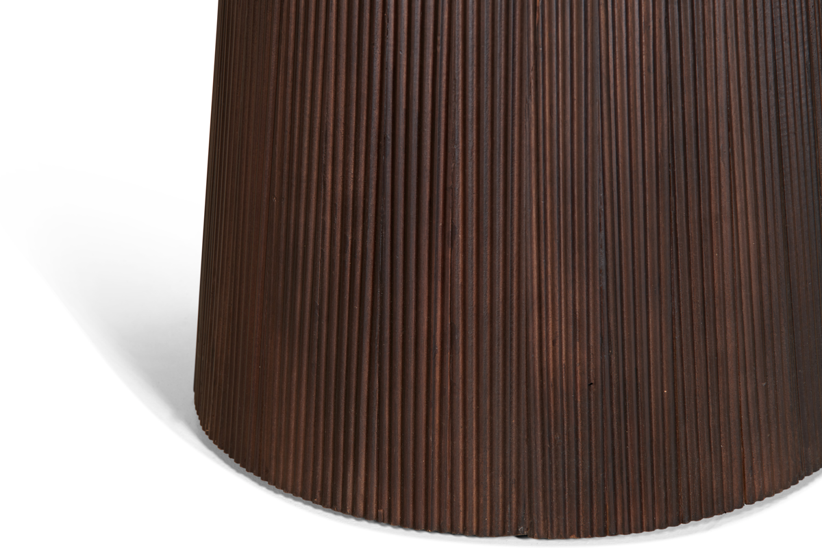 Eettafel Mokka Rond - Donkerbruin Ø 120 cm