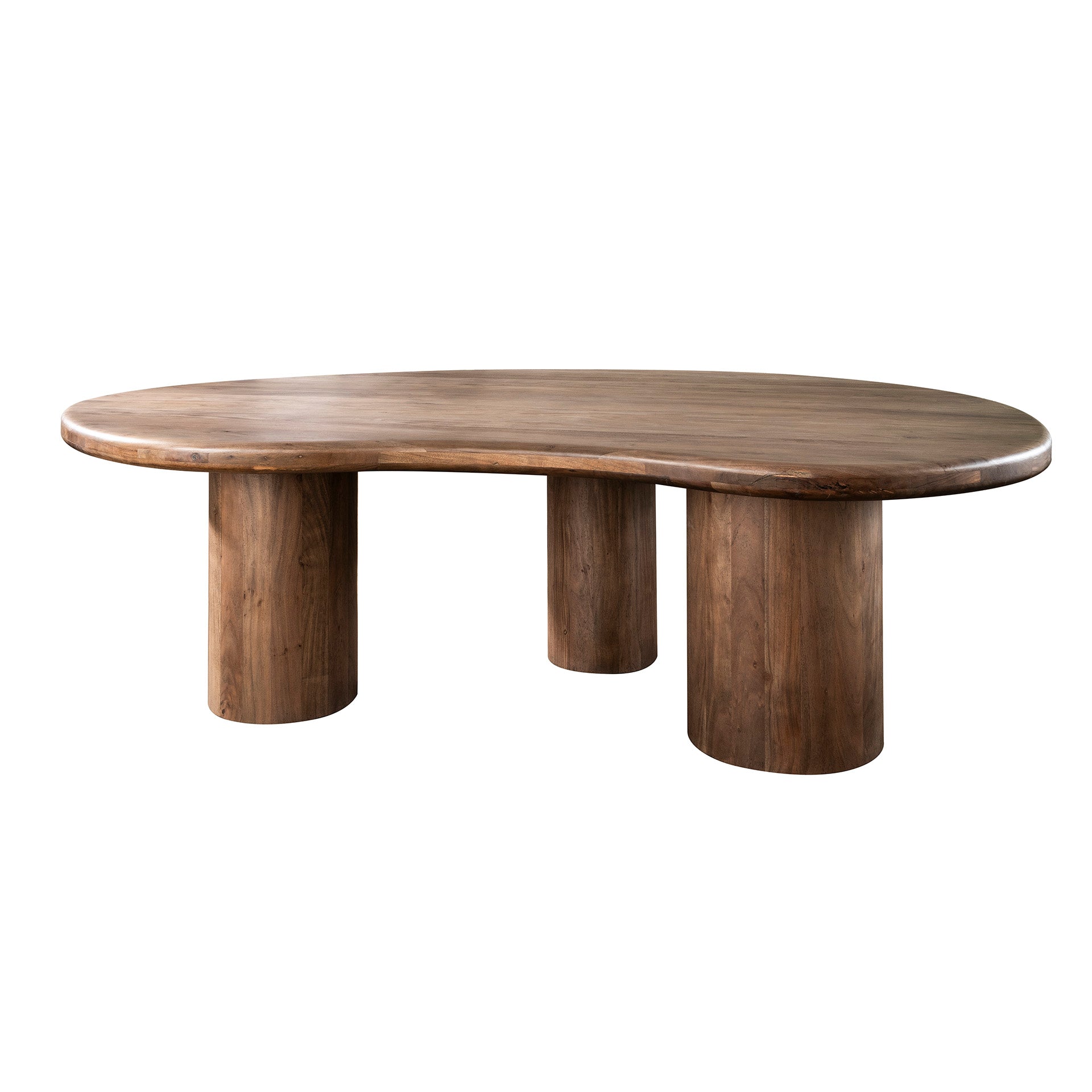 Eetkamertafel Sculpture Massief Acacia Drift Brown