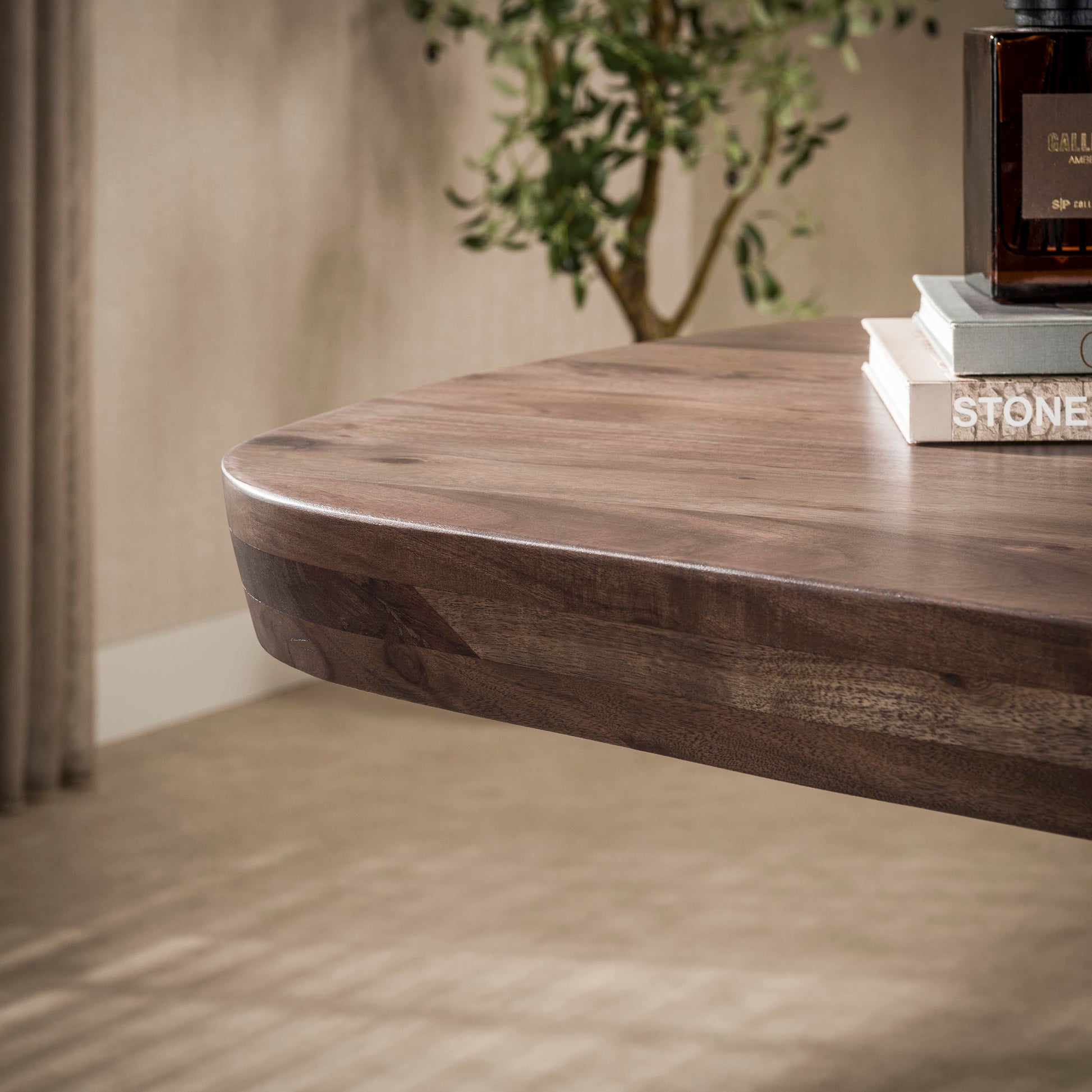 Eettafel Arcadia deens ovaal 240cm / Massief acacia bruin