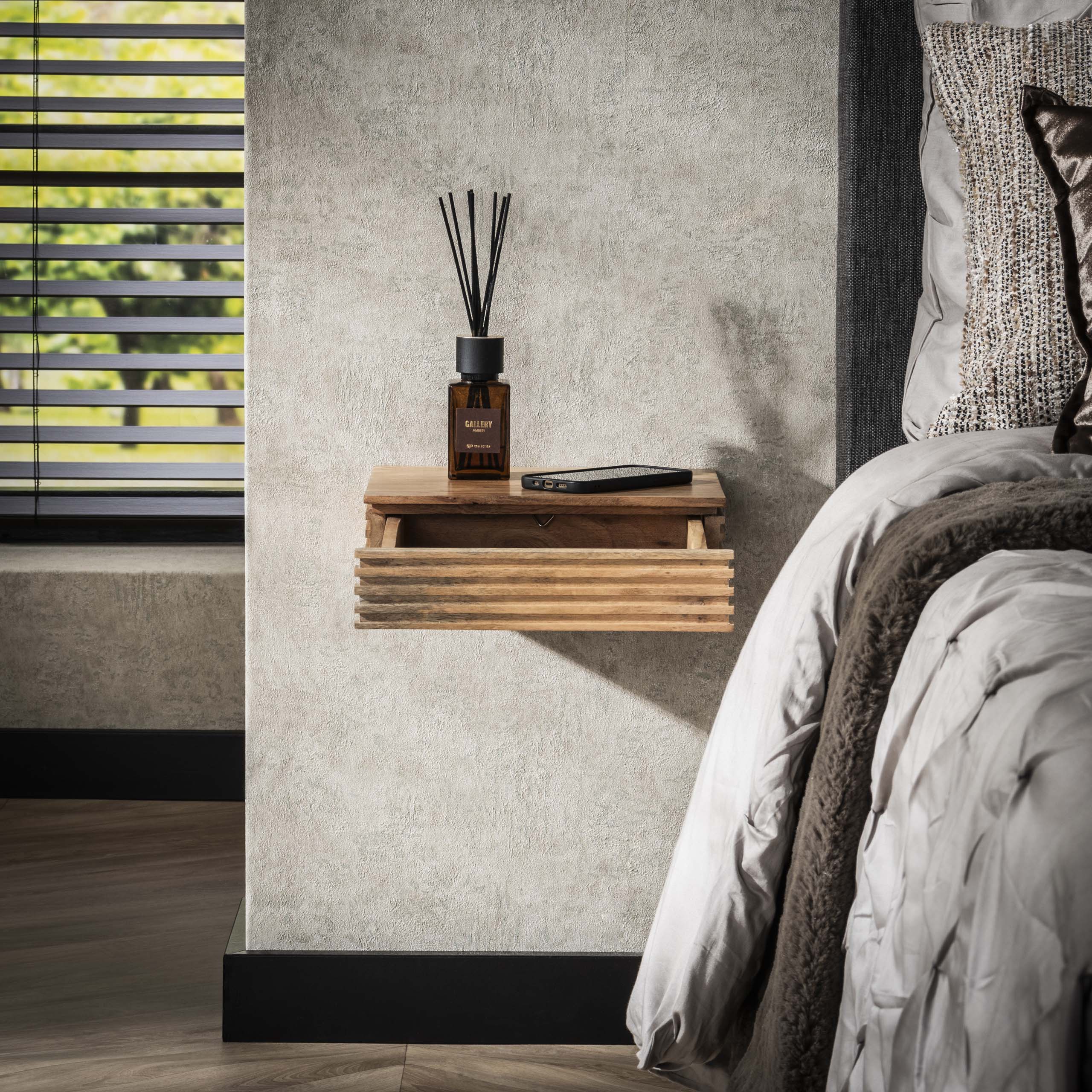 Nachtkastje Layer Xs 1 Lade Set Van 2 Massief Acacia