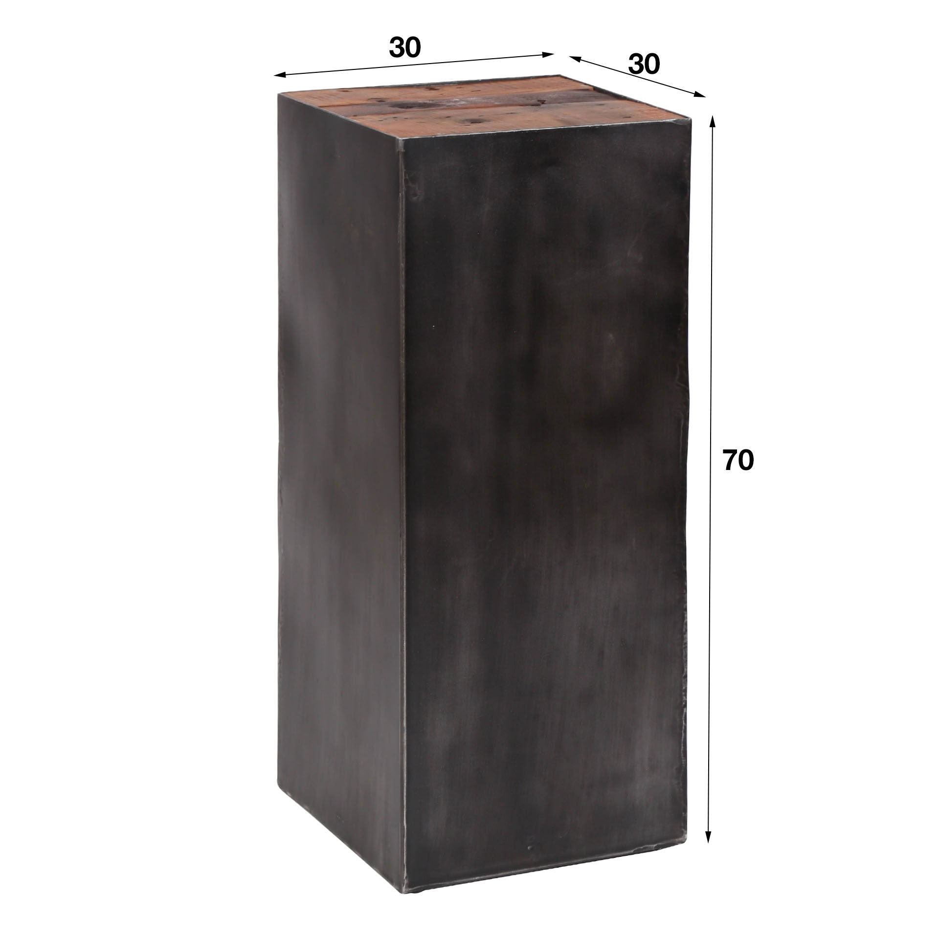 Bloemenzuil Raft 70Cm Robuust Hardhout
